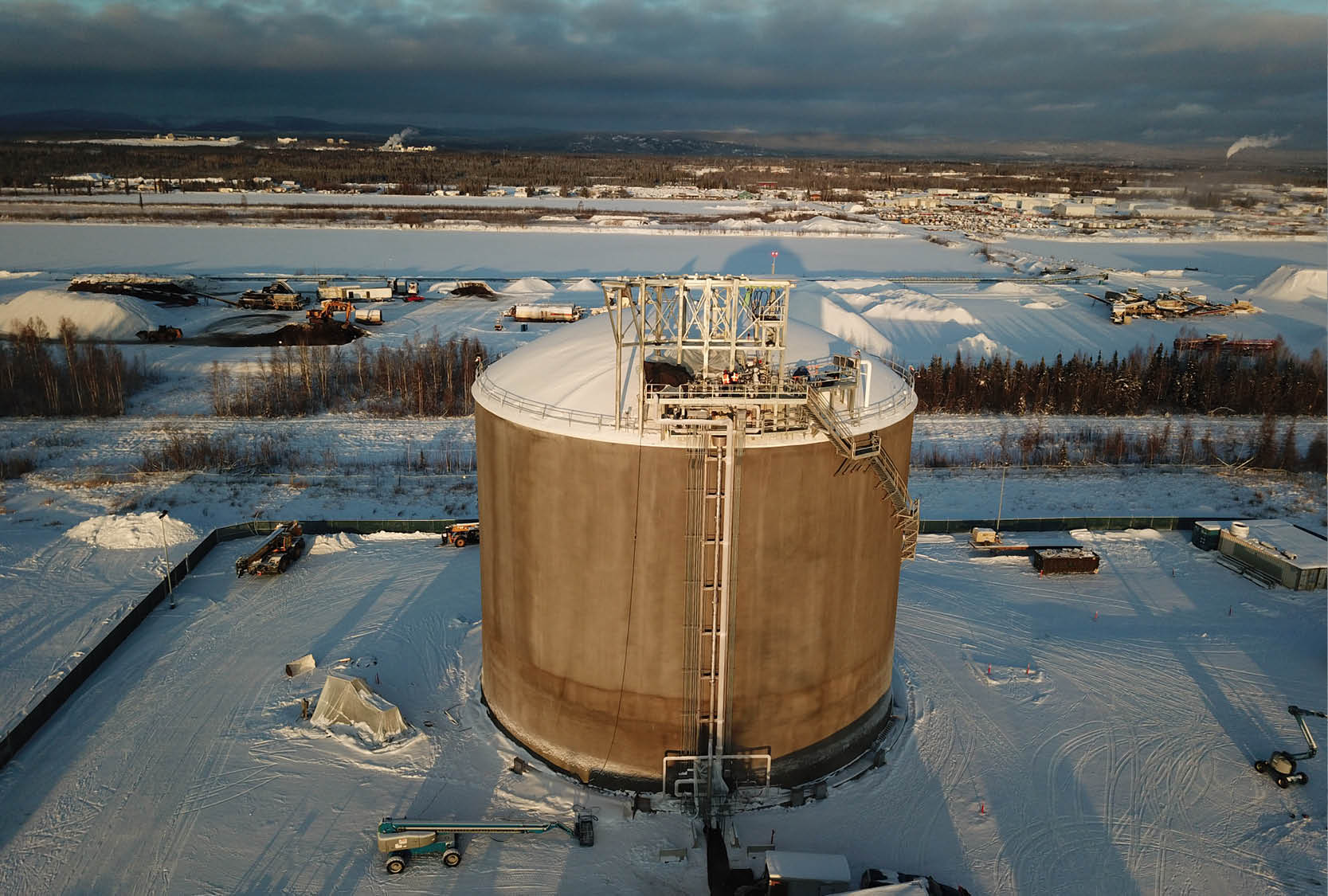 Fairbanks Natural Gas LNG Storage Tank