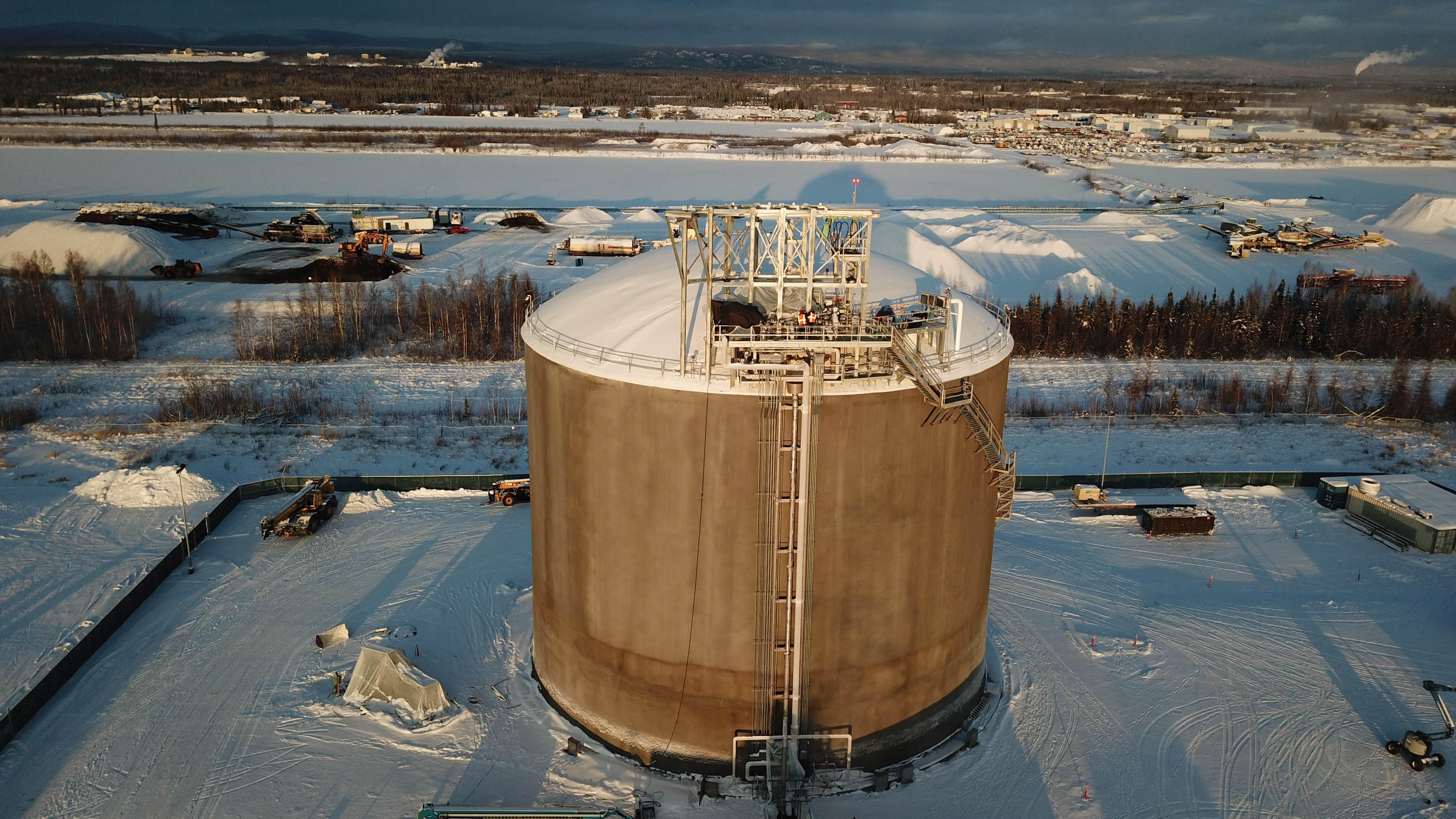 Fairbanks Natural Gas LNG Storage Tank Preload International